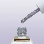 Allure G001 prémium ezüst csillámos effekt gél lakk - 10ml