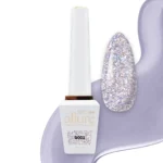 Allure G001 prémium ezüst csillámos effekt gél lakk - 10ml
