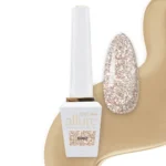 Allure G002 prémium arany csillámos effekt gél lakk - 10ml