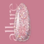 Allure G003 prémium rózsaszín csillámos effekt gél lakk - 10ml