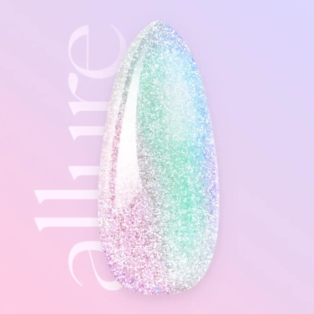 Allure G163 prémium irizáló csillámos effekt gél lakk - 10ml