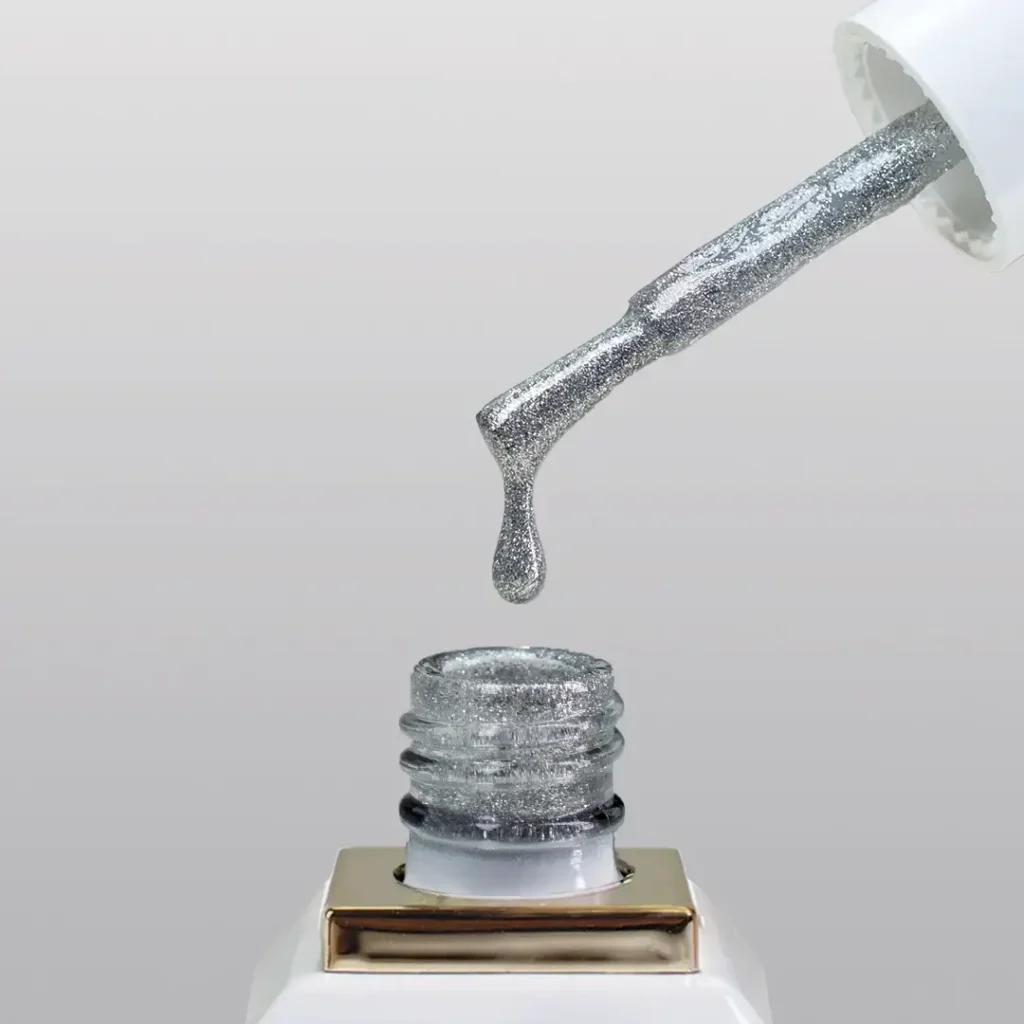 Allure R161 prémium ezüst reflektív gél lakk - 10ml