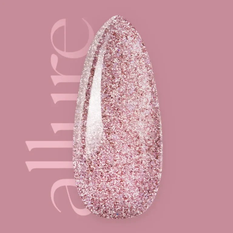 Allure R165 prémium pinkes-mályva reflektív gél lakk - 10ml