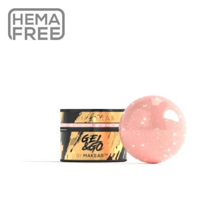 MAKEAR Gel&Go Builder Gél No.GG26 Glitter Nude 15ml