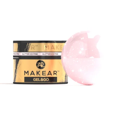 MAKEAR Gel&Go Builder Gél No.GG21 Glitter Ice Pink 50ml