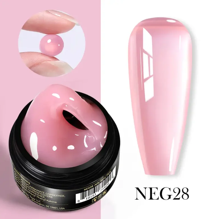 Born Pretty Pro fixálásmentes gyurmazselé 15 ml - NEG28 - Áttetsző