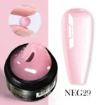 Born Pretty Pro fixálásmentes gyurmazselé 15 ml - NEG29 - Áttetsző