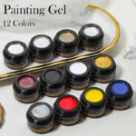 BORN PRETTY PRO Painting Gel 5 ml - PN01 - Szuper fényes - Metal Silver - Image 2