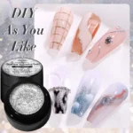 Born Pretty Sparkle Painting Gel 5ml - No.01 Super Silver - Image 7