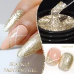 Born Pretty Sparkle Painting Gel 5ml - No.03 Super Gold