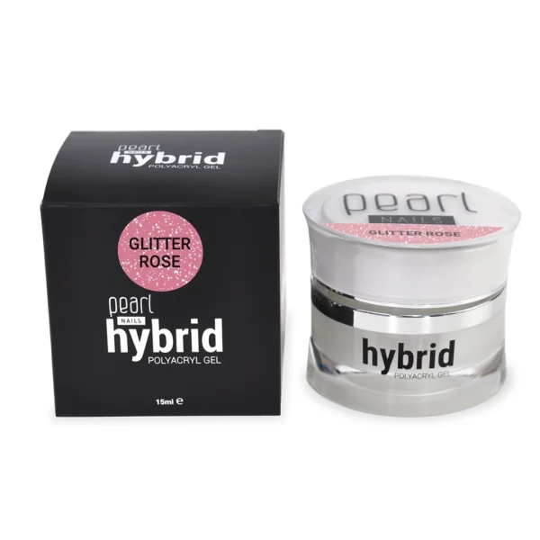 Hybrid PolyAcryl Gel - Glitter Rose - 15ml