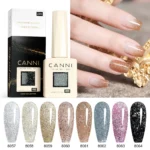 CANNI HEMA FREE szett 8x9ml - No.08 - Diamond Glitter Collection
