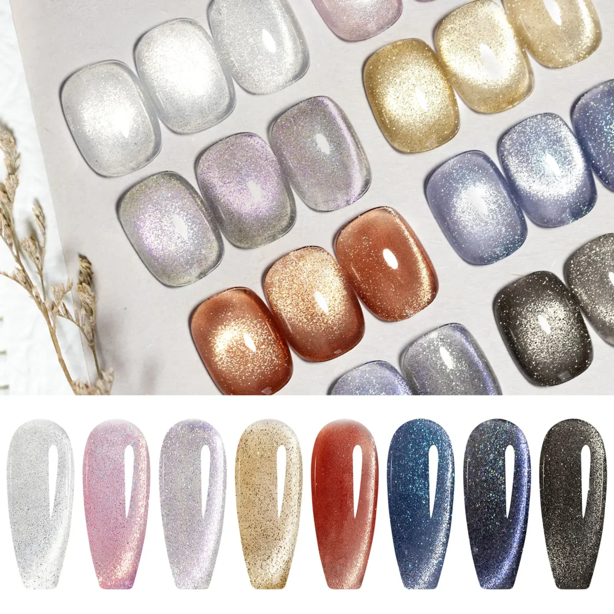 CANNI HEMA FREE szett 8x9ml - No.05 - Interstellar Cat Eye Collection