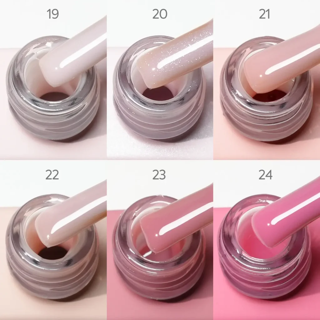 CANNI HEMA FREE Quick Builder Gel szett - 6x9 ml - Q2
