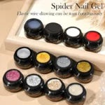 BORN PRETTY PRO Spider Gel 5 ml - SG10 - Shiny Silver - Image 5