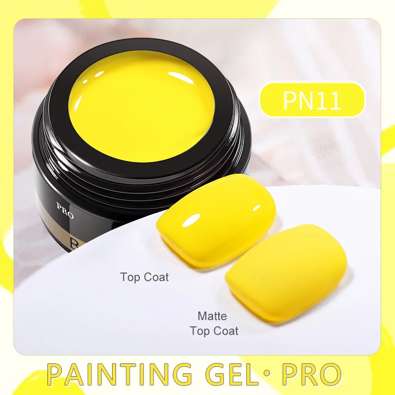 pn11 BORN PRETTY PRO Painting Gel 5 ml - PN11 - Yellow