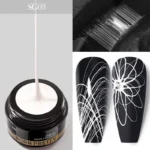 BORN PRETTY PRO Spider Gel 5 ml - SG03 - Piano White