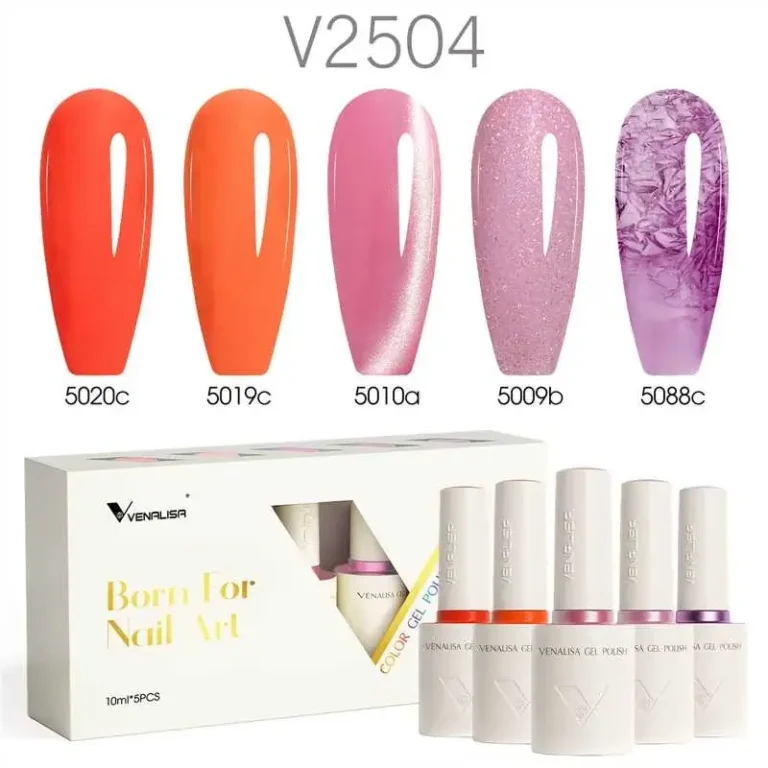 Venalisa 5 db-os UV/LED Gél lakk szett - 5x10 ml - V2504