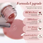 Born Pretty TERRA UV/LED gél lakk 10 ml - No.060 - Hema-Free - Image 4