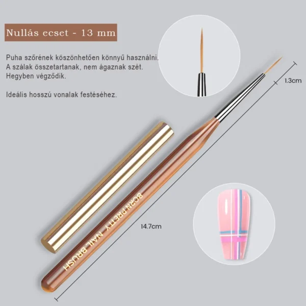 Born Pretty ecset - nullás 13 mm