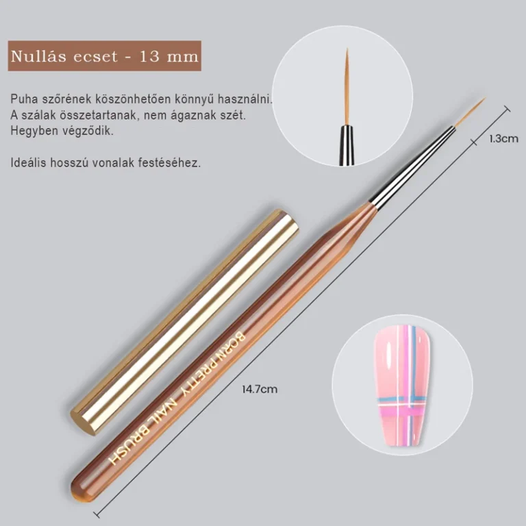 Born Pretty ecset - nullás 13 mm