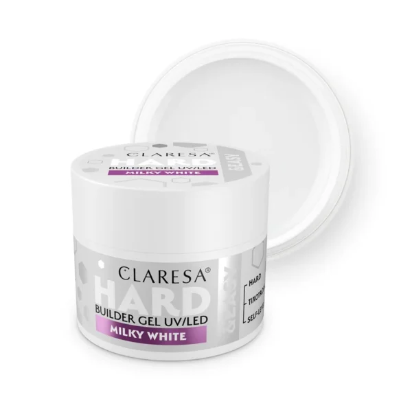 CLARESA Hard&Easy Builder Gél 12g - Milky White