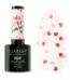 CLARESA UV/LED fixálásmentes LA LA LOVE Top Coat 5g - Szív flitterekkel dúsított