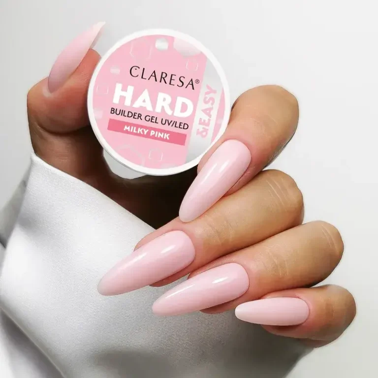 CLARESA Hard&Easy Builder Gél 12g - Milky Pink