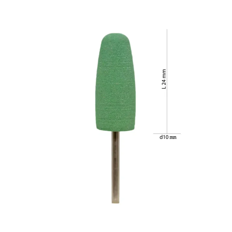 Szilikon polírozó fej – zöld (C)