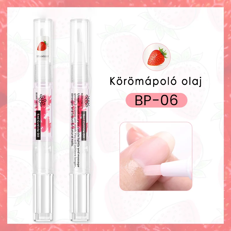 bp_olaj_bp_06 Born Pretty körömápoló olaj ceruza 5 ml - BP-06 Eper