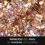 MAKEAR Princess Gel 5ml - PG01 Gold - 5g