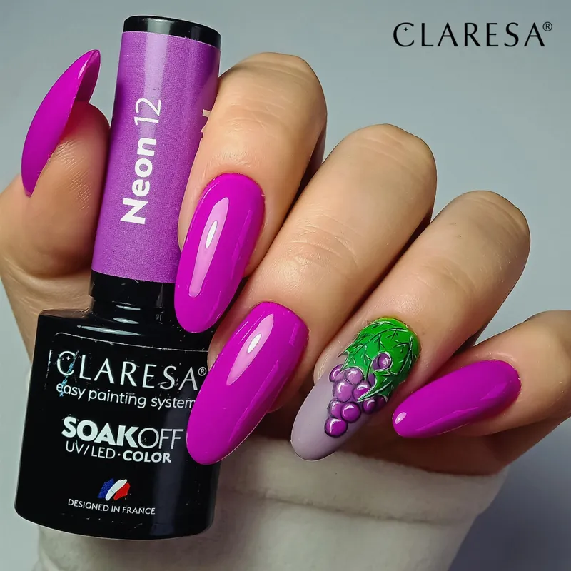 CLARESA UV/LED gél lakk 5g - NEON 12