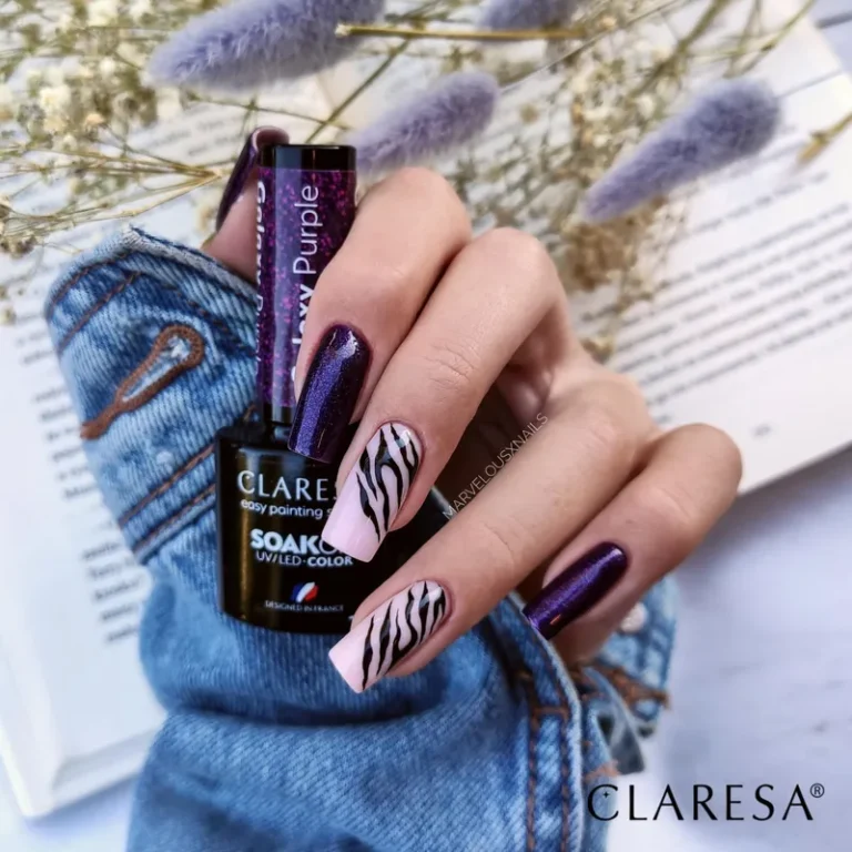 CLARESA UV/LED gél lakk 5g - Galaxy Purple