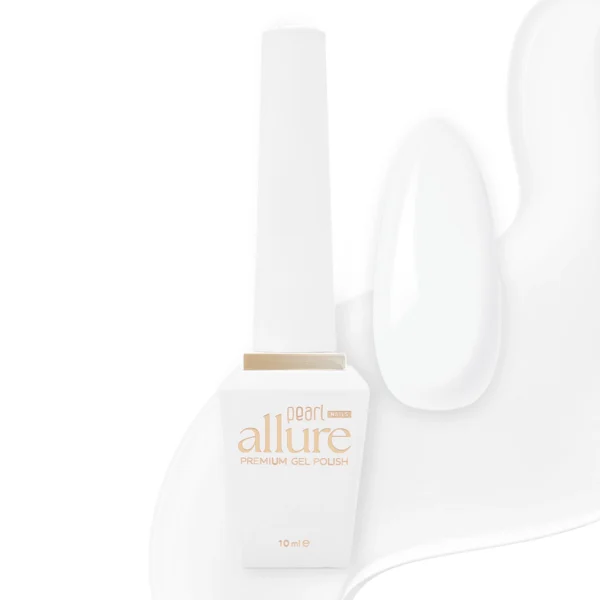 Allure 091 prémium fehér gél lakk - 10ml - Image 4