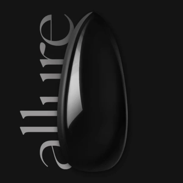 Allure 100 prémium fekete gél lakk - 10ml