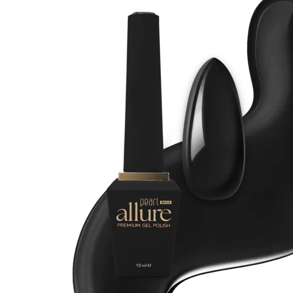 Allure 100 prémium fekete gél lakk - 10ml - Image 4
