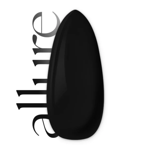 Allure 100 prémium fekete gél lakk - 10ml - Image 2
