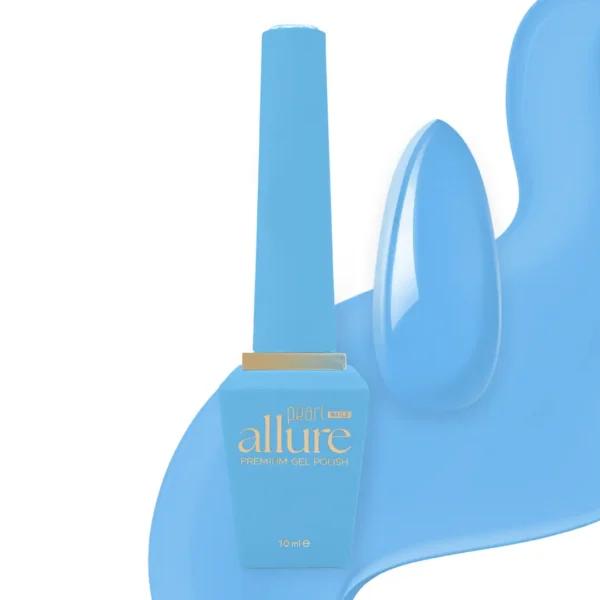 Allure 102 prémium türkizkék gél lakk - 10ml