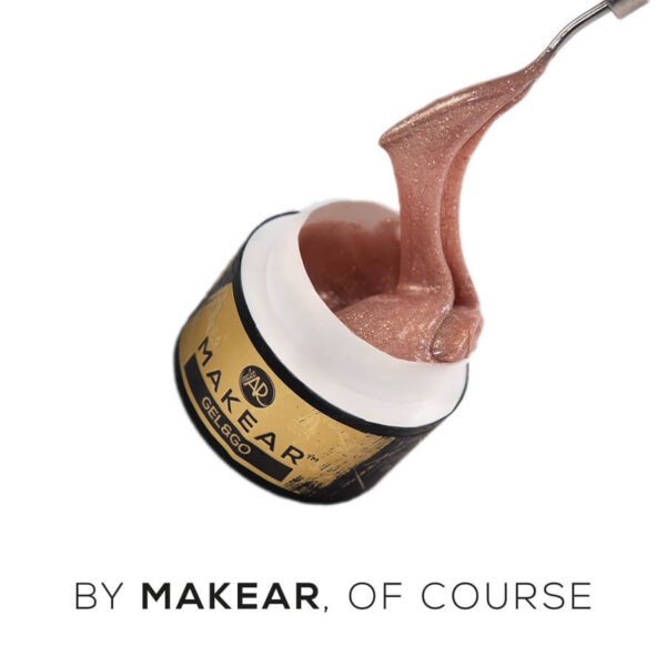 MAKEAR Gel&Go Builder Gél No.GG25 Glitter Beige 15ml