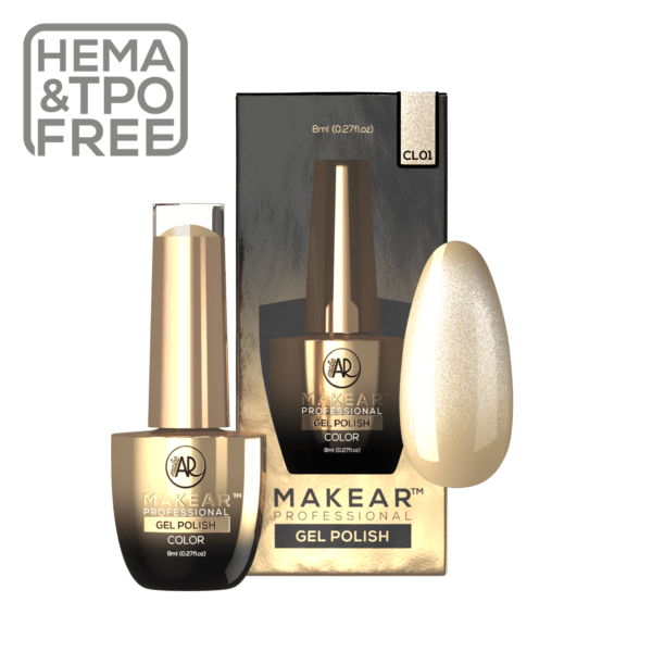 MAKEAR Cat Eye Gel Polish 8ml - HEMA-FREE - No.CL01 - Image 2
