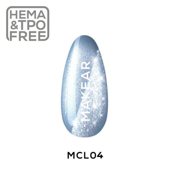 MAKEAR Moonlight Disco Gel Polish 8ml No.MCL04 Furry Blue