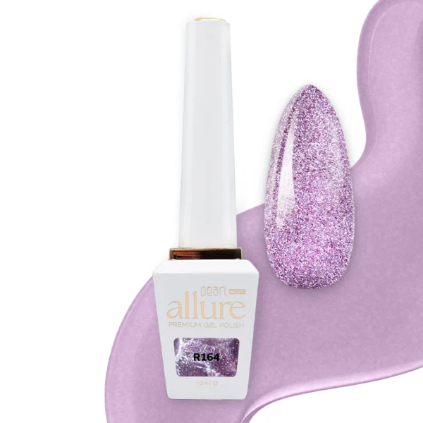 Allure R164 prémium lila reflektív gél lakk - 10ml