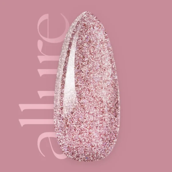 Allure R165 prémium pinkes-mályva reflektív gél lakk - 10ml