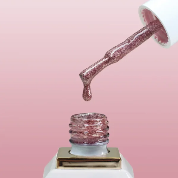 Allure R165 prémium pinkes-mályva reflektív gél lakk - 10ml