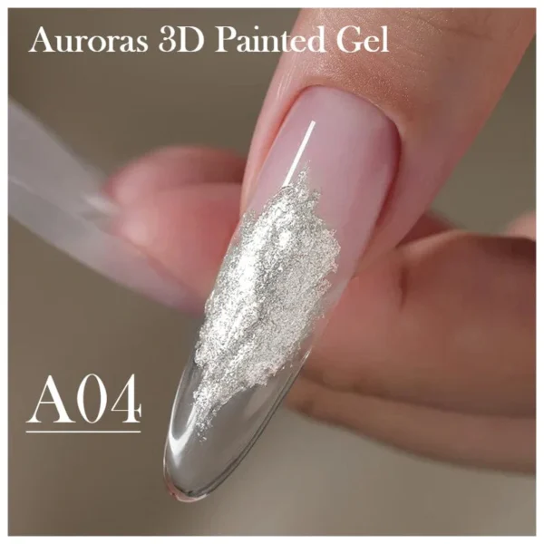 BORN PRETTY Aurora Painted Gel tégelyes festőzselé 5 ml - A04 - Image 2