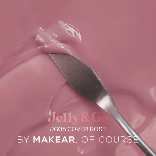 MAKEAR JELLY&GO Builder Gél 15ml No.JG05 Cover Rose - Image 3